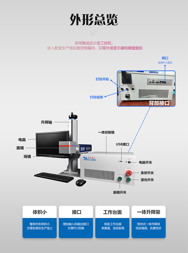 生產(chǎn)線配套激光打標(biāo)機(jī)(圖2)